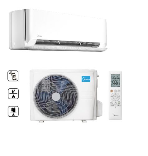 Midea Breezeless E MCB-09-SP(CB1-09HRFN8-I/ CB1-09HFNX-O) 2,6 k Wmono oldalfali klíma szett 